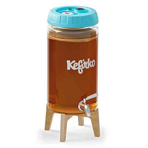 Kefirko Kombucha fermenter modrý nádoba na výrobu kombuchy 4 l