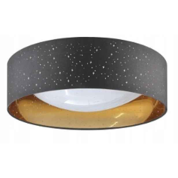 Stropní Svítidlo Led Tuluza 40 cm černo-zlatý 24W 2600lm 4000K