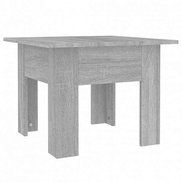 vidaXL Konferenční stolek šedý sonoma 55 x 55 x 42 cm dřevotříska