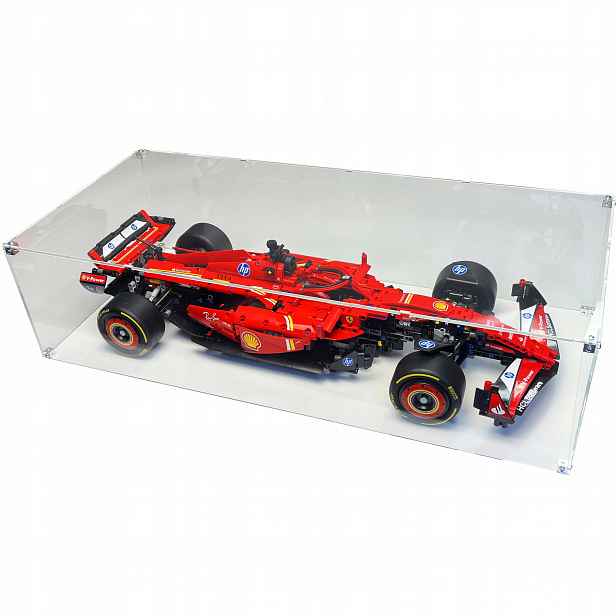 Vitrína Drewlandia pro stavebnici Lego 42207 Technic Formule F1 Ferrari SF-24