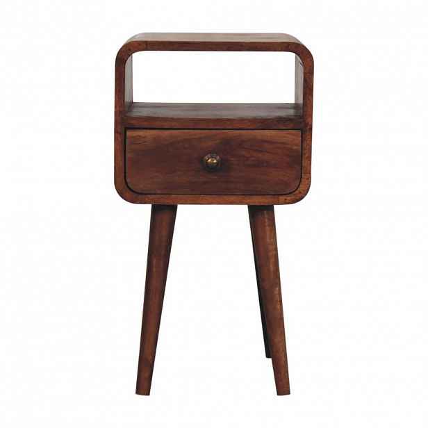 Artisan Furniture KONZOLOVÝ STŮL Povrchová úprava Rich Velvet Mocha, 2 zásuvky, tmavě hnědá