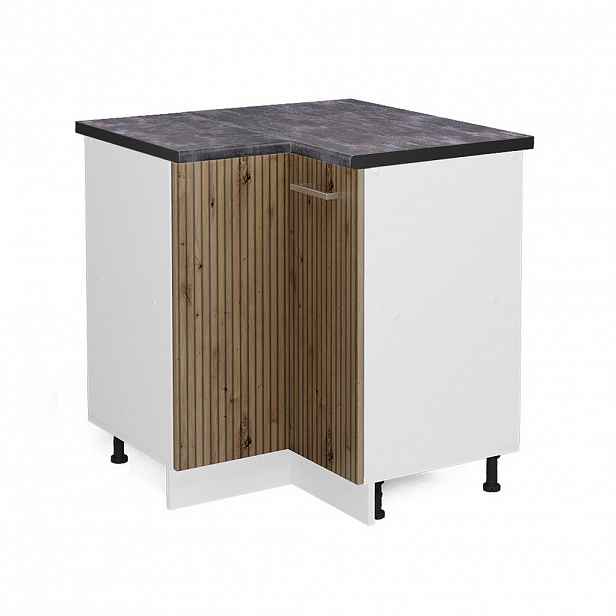 Vicco ROHOVÁ SKŘÍŇKA R-Line Řemeslný dub 75.6 cm , PD Antracit