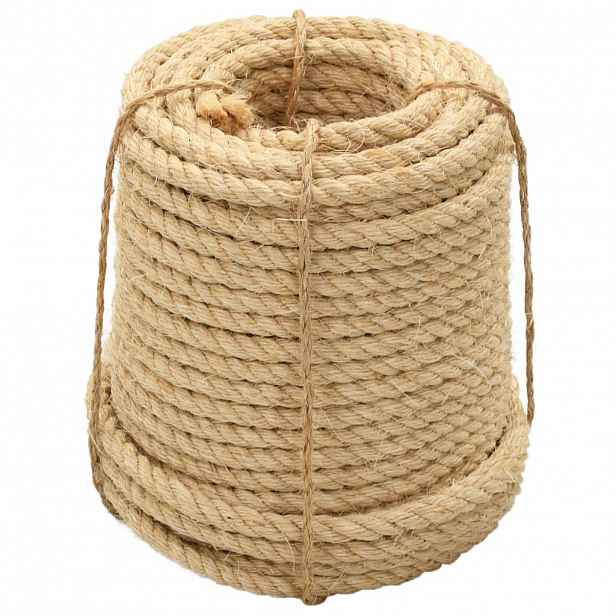 vidaXL Lano 100% sisal 12 mm 250 m