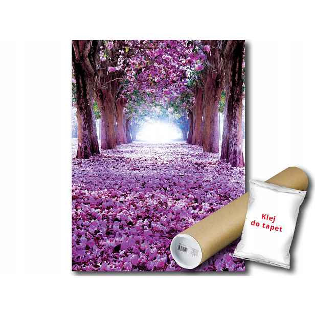 Fototapeta Flizelina Květiny Aleja Stromy 206x275