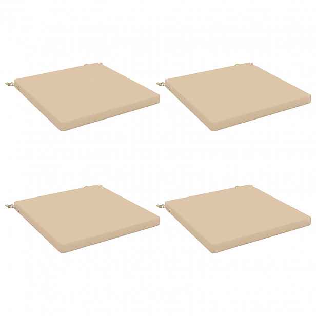 vidaXL Polstry ve 4 kusech SOEST 4 ks 100% polyester Krémová