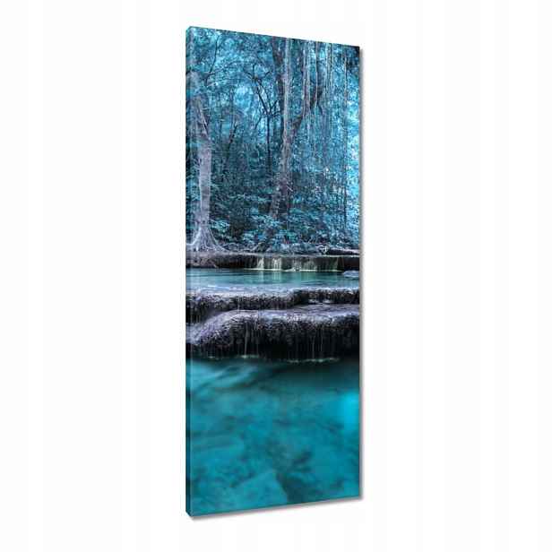 Obrazy 40x100 Erawan Modrý vodopád