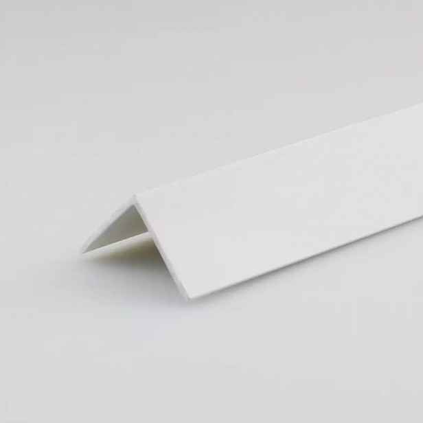 Profil uholníkový PVC bily lesk 30x30x1000