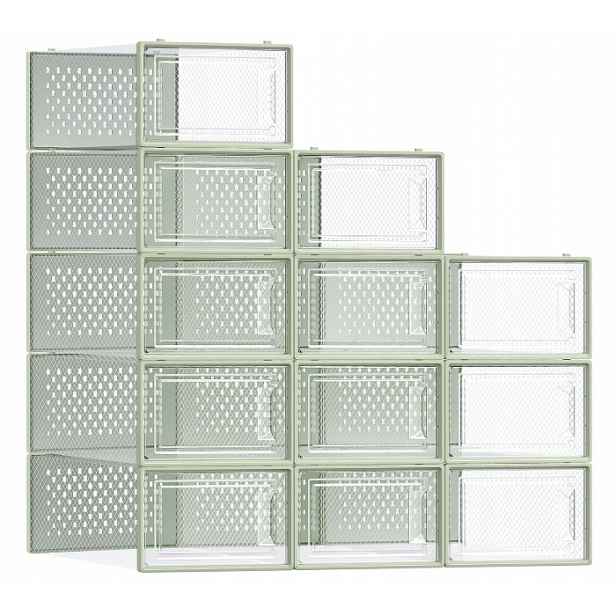 Botník 12 x Krabička organizér pro skladování 23 x 14 x 33