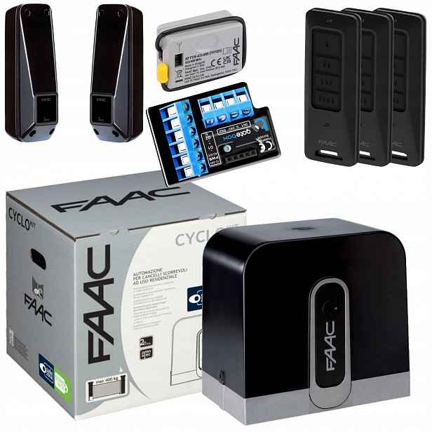 Faac Cyclo C721+ Modul WiFi Pilot XT4FDS 3ks pohon posuvné brány