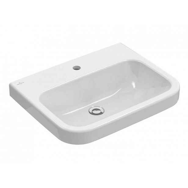 Villeroy & Boch Architectura - Umyvadlo 55x47 cm, bez přepadu, otvor pro baterii, alpská bílá 41885601