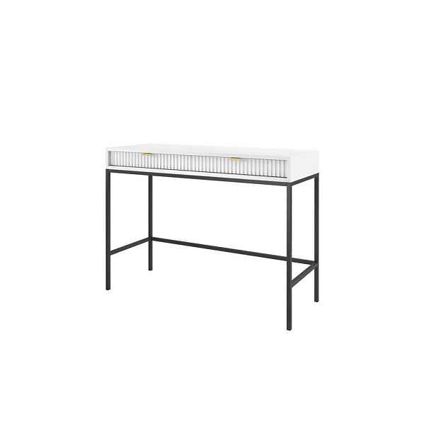 MASSENO KONZOLOVÝ STOLEK STELLARE, 104/78/50 cm se zásuvkami, bílý