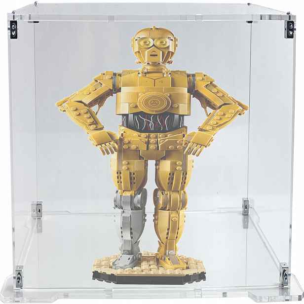 Vitrína s podstavcem pro sadu Lego 75398 Star Wars C-3PO
