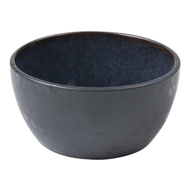 Černá/modrá miska z kameniny 200 ml Gastro Black/Dark Blue – Bitz