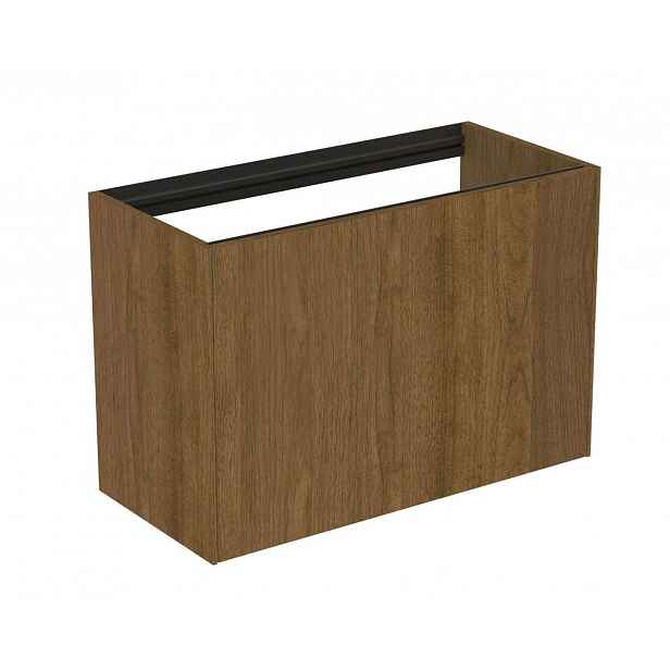 Ideal Standard Conca - Umyvadlová skříňka, 80x54x37 cm, 2 zásuvky, tmavý ořech T3994Y5
