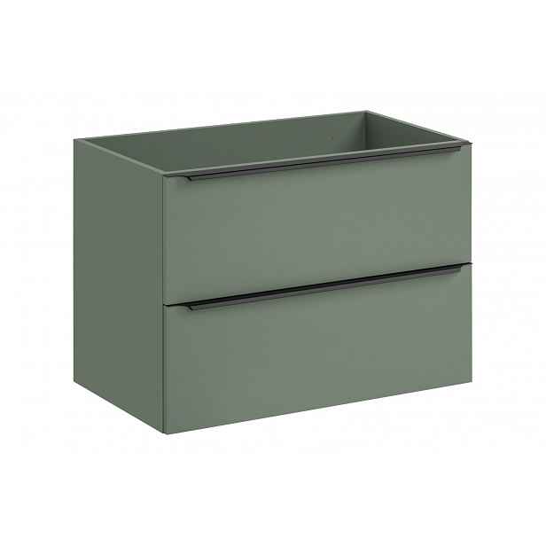 Szafka pod umywalkę z dwoma szufladami 80 cm Sombra Green