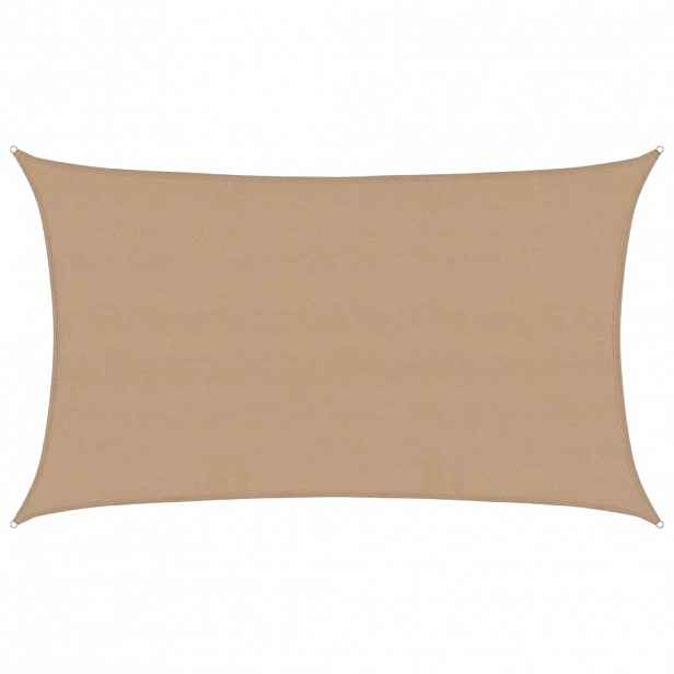 vidaXL Stínící plachta 160 g/m² taupe 5 x 8 m HDPE