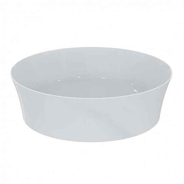 Ideal Standard Ipalyss - Umyvadlo na desku, průměr 40 cm, bez přepadu, Ideal Plus, bílá E1398MA