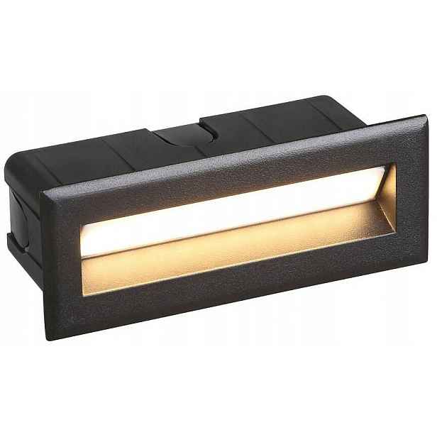 Venkovní terasa Venkovní podomítkové svítidlo Bay Černá 5W Led 3000K IP65