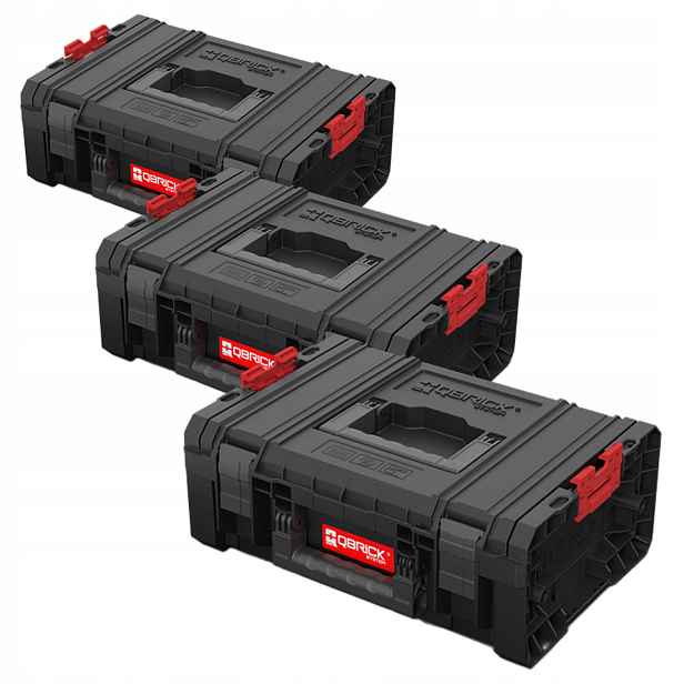 Qbrick System Pro TechnicianCase2.0 kufr černý box na nářadí x3