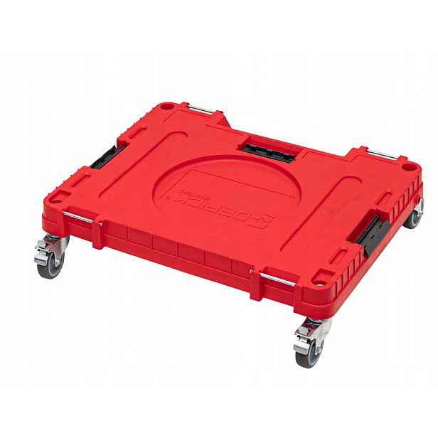 Transportní platforma Qbrick červená, nosnost 120 kg, 62,5 x 50,3 x 16 cm