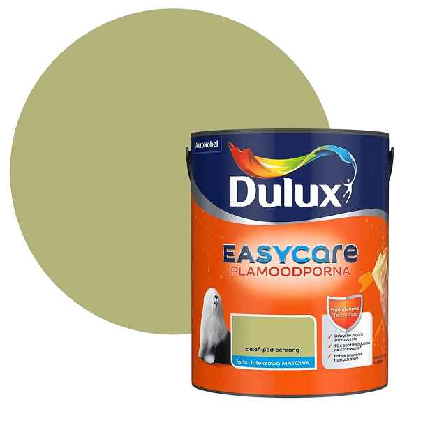 Dulux Easycare Barva Odolná Proti Skvrnám Zeleň pod ochranou 5L