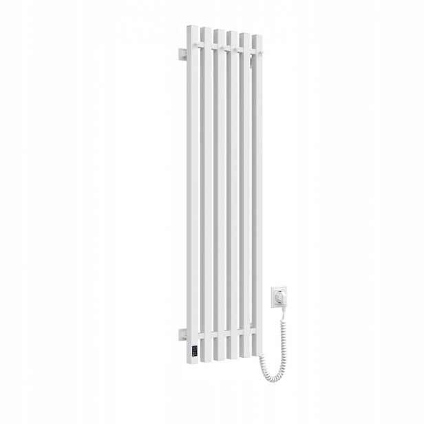 Elektrický koupelnový radiátor Bílý Navin Levante 330x1200 pravý