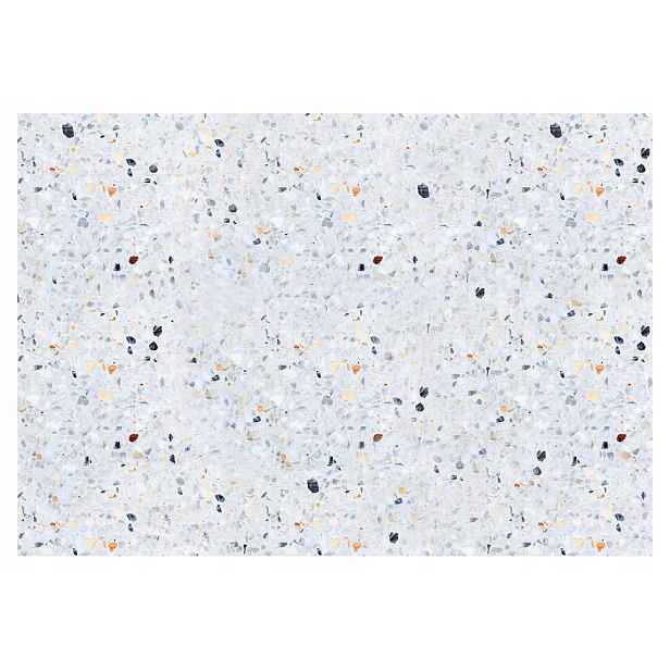 Fototapeta Terrazzo Teraco světlé úlomky na bílém pozadí 200x140 lepidlo