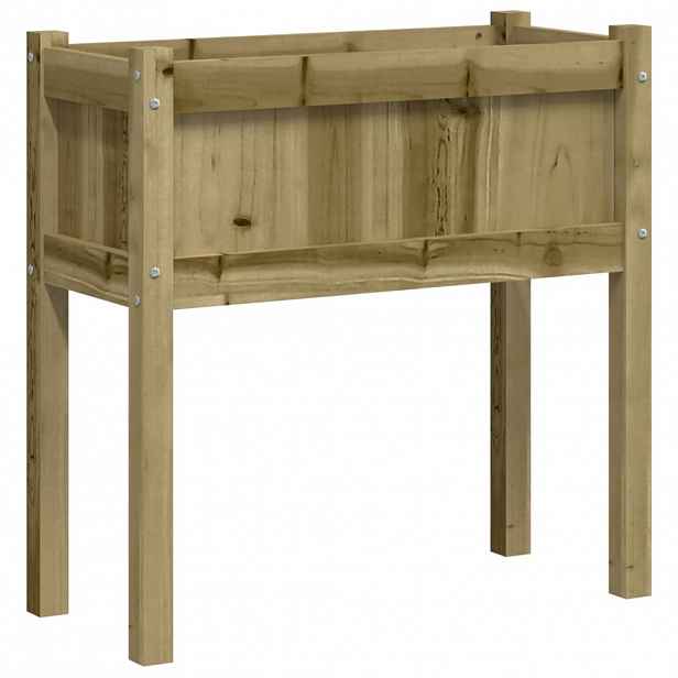 vidaXL Zahradní truhlík s nohami 70x31x70 cm impregnované borové dřevo