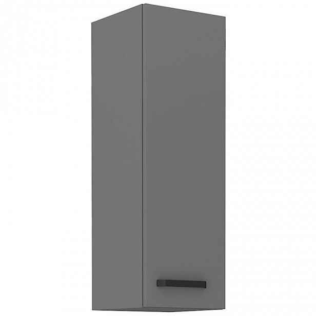 Vysoká horní skříňka NELJA - šířka 30 cm, antracit