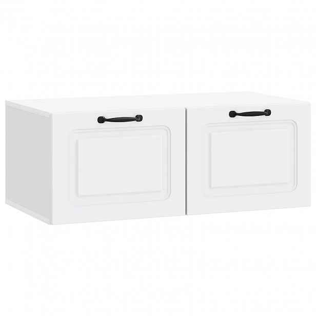vidaXL Nástěnná TV skříň Bílá 78,5 x 41 x 30 cm Kompozitní dřevo