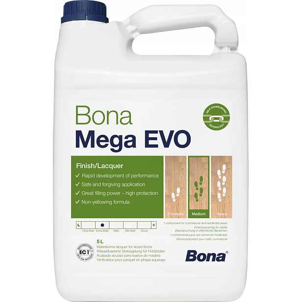 Bona Evo Extra Mat 5L vodní lak na dřevěné podlahy
