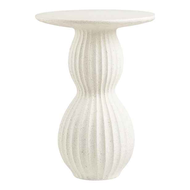 Kamenný kulatý odkládací stolek ø 40 cm Newtown – House Nordic