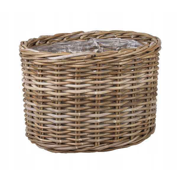 Oválný ratanový koš 47x38x31 cm MP-0215.L