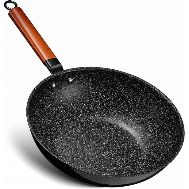 Pánev Wok pro vaření na indukci Kuchyňské nádobí Vaření Wok