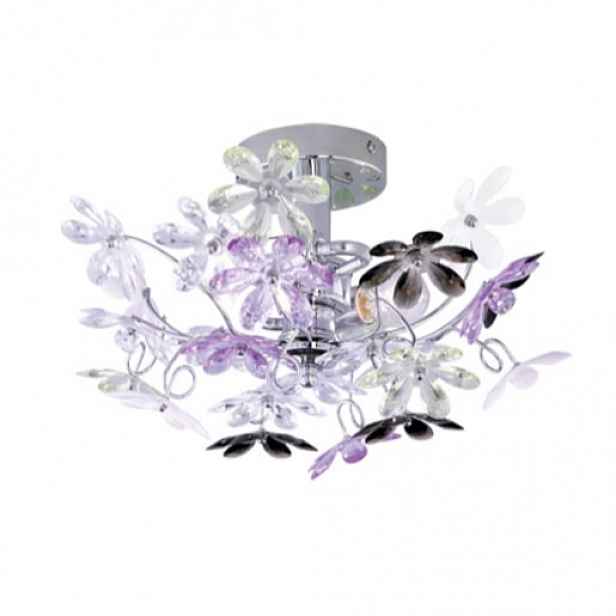 Reality Flower nástěnná lampa chrom r20012017 RER20012017