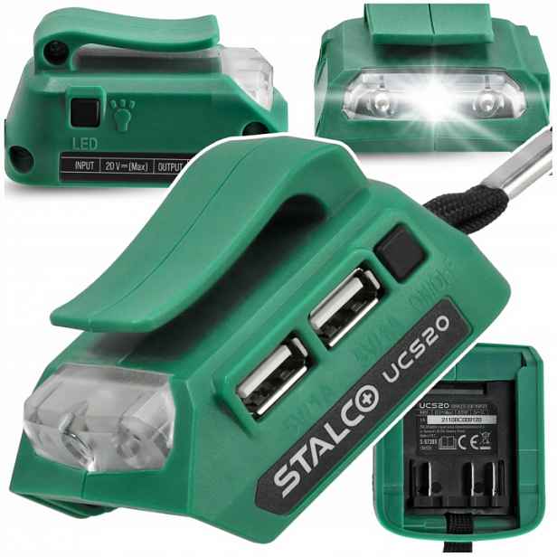 Rychlá Nabíječka 2x Usb Napájená Akumulátorem System S-Volt Stalco