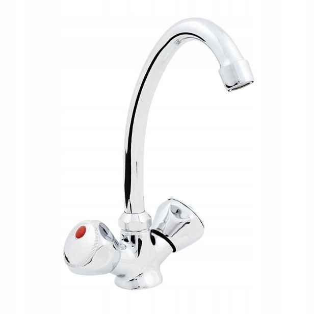 Stojánková Dřezová Baterie Standard Chrom S Otočným Ramínkem Hydroland