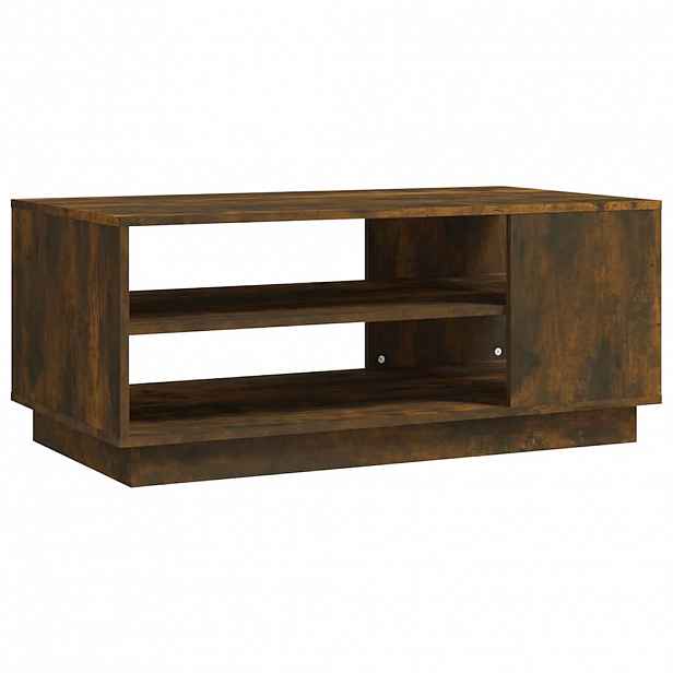 vidaXL Konferenční stolek kouřový dub 102x55x43 cm kompozitní dřevo