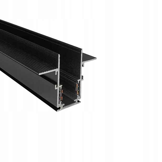 Magnetická podomítková lišta pro desky G-k 12.5 mm 1 m 48 VDC černá