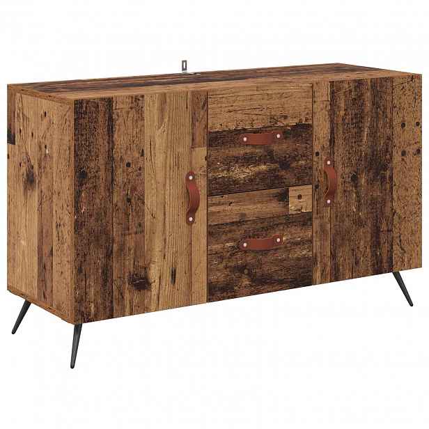 vidaXL Servírovací skříň Staré dřevo 100 x 36 x 60 cm Kompozitní dřevo