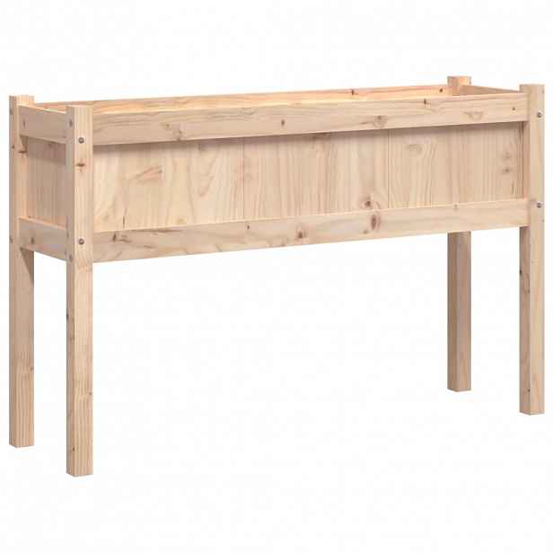 vidaXL Zahradní truhlík s nohami 110 x 31 x 70 cm masivní borové dřevo