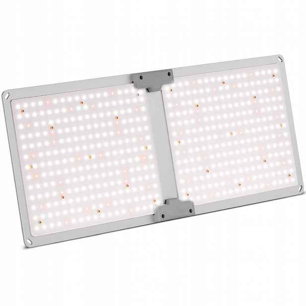 Led lampa pro pěstování rostlin plné spektrum 468 diod 220 W 60x24 cm stříbrná