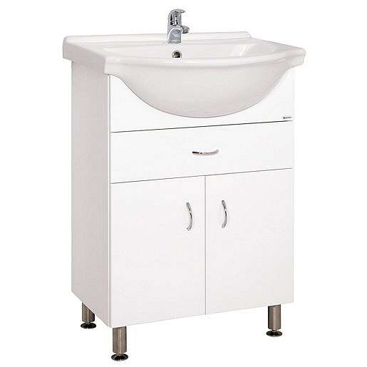 Koupelnová skříňka s umyvadlem Keramia Pro 60x50 cm bílá PRO60Z
