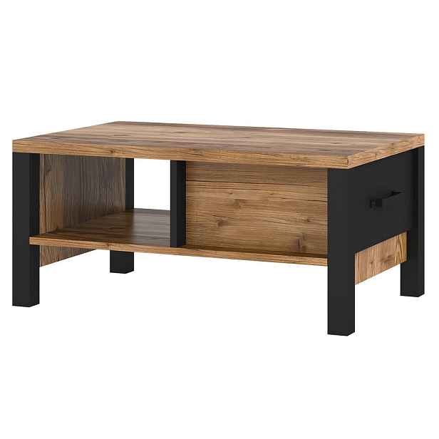 MASSENO KONFERENČNÍ STOLEK OLIVIERO, 90/42/56 cm, hnědý
