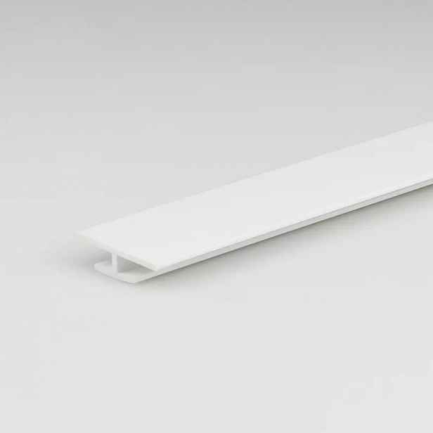Profil H PVC bily lesk 3.5x11x22x1000