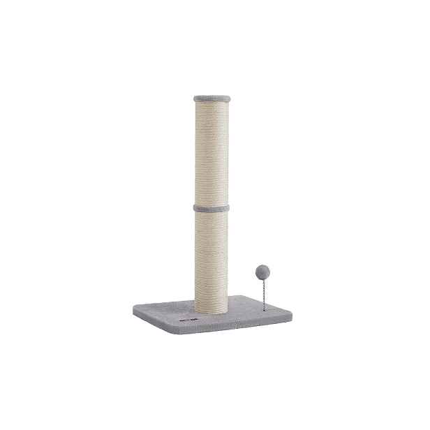 SONGMICS Škrabadlo pro kočky Caddy 85 cm šedé/béžové