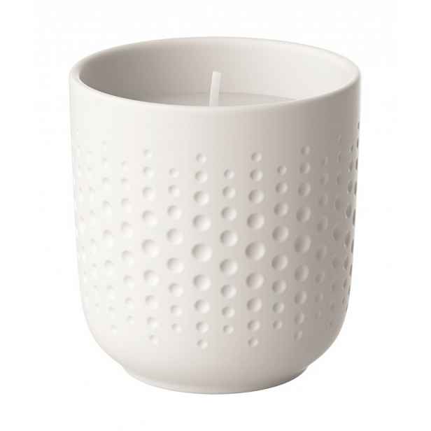 Villeroy & Boch Vonná svíčka Perle, Manufacture Collier blanc, s vůní Sparkle, 180 ml 10-1681-7890