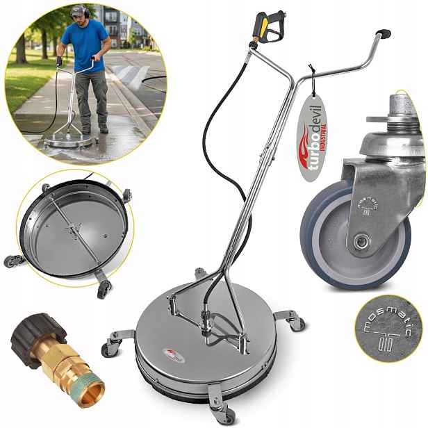 T-racer 20" Turbodevil kartáč pro Karcher Hds Hd EasyLock na dlažební kostky