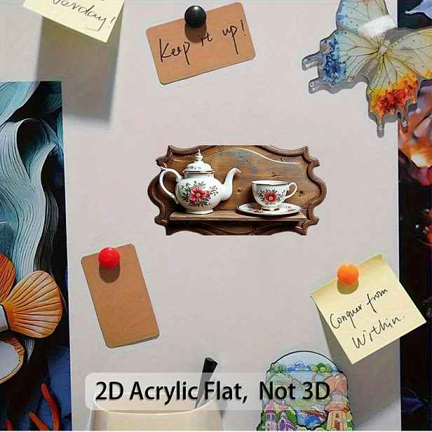 TEMU 1 ks 2D tištěného magnetu na lednici. Barvy jsou zářivé a dlouhotrvající, nevyblednou. Přilne pevně a snadno se neodděluje, vhodný pro různé