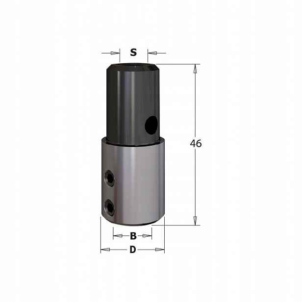 Cmt Rychlospojka pro stroje Scheer D19,5 B10 mm M10 levá